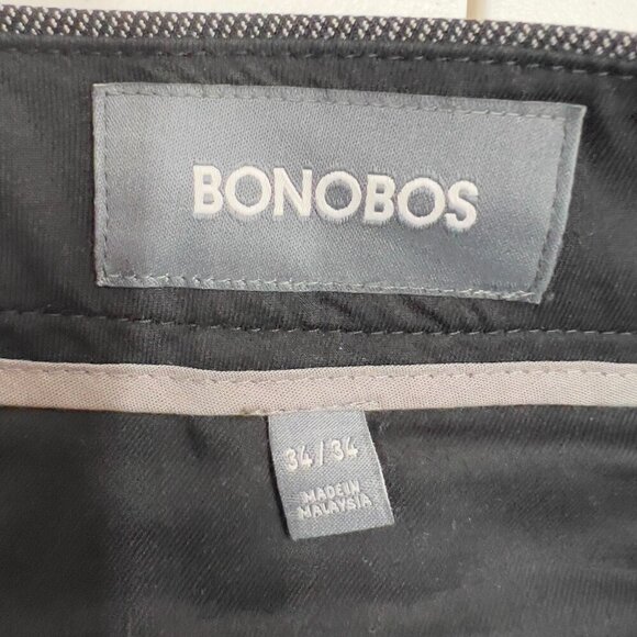 Bonobos Mens Friday Weekday Warrior Dress Athletic gray Pants Size 34/34 - Picture 6 of 11